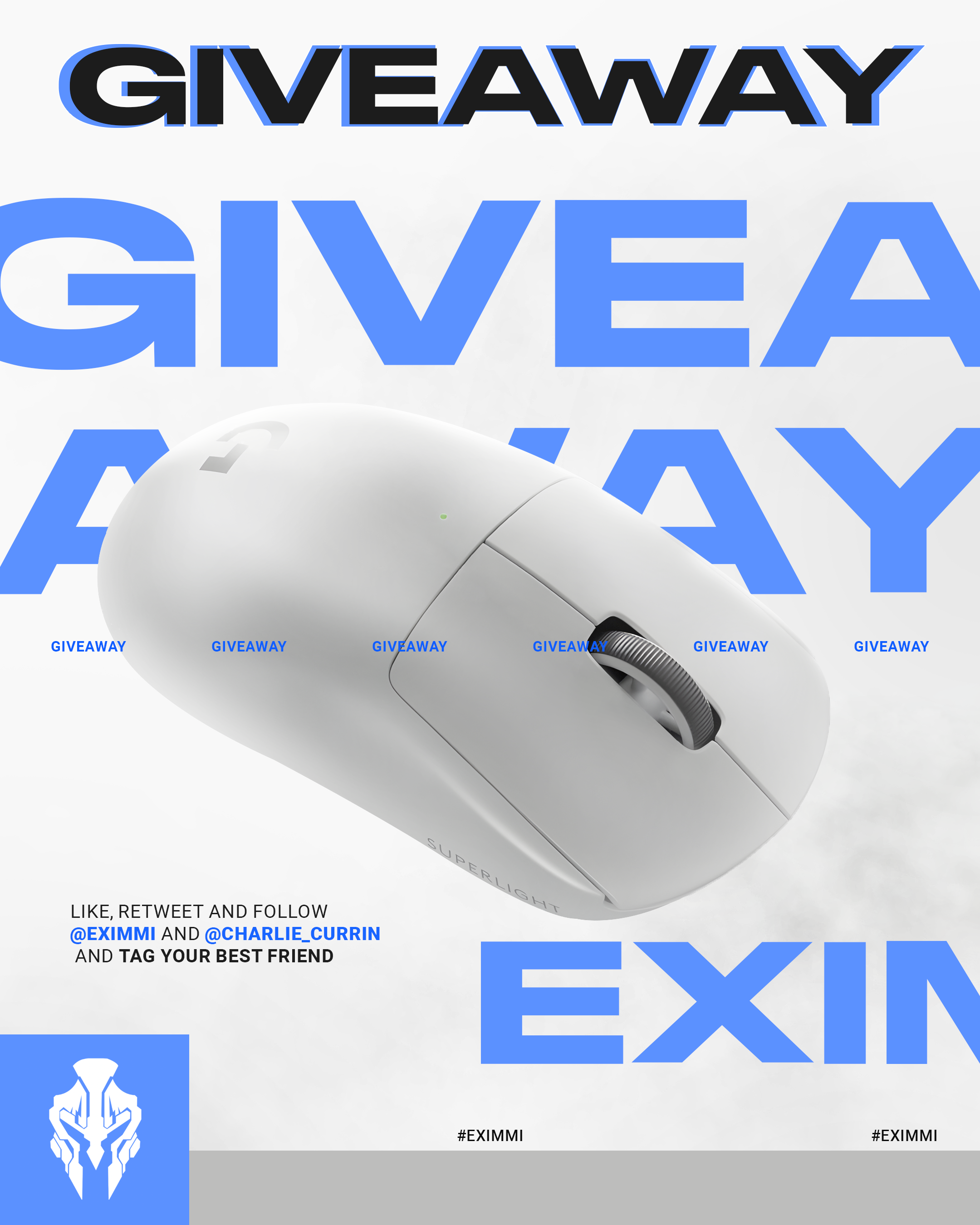 Social Media Post - Logitech Mouse Giveaway Poster esports poster giveaway poster giveaway poster design graphic design instagram post instagram poster logitech mouse poster social media design social media graphic social media post twitter post twitter poster
