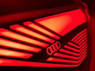 Abstract 3D Audi Tail Light 3d 3d car logo 3d model 3d modeling 3d render 3d rendering audi logo auto automative car creative digital art futuristic design logo logo desiign udi vibrant vibrant design