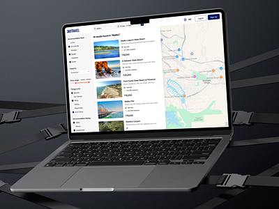 360Travel – Search Results Page landing page map view search result tour website tourism travel travel agency travel list travel website ui design ux design website design
