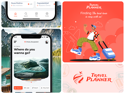 Travel Planner 🌍✈️ – explore the world with purpose brandingdesign creativejourney logodesign startupidentity travelbranding