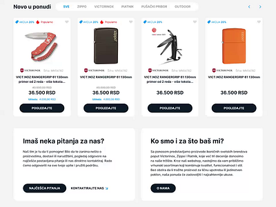 Artena Shop – Premium UX for a Premium Product Line serbia