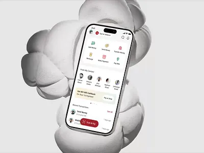 Fintech App - Send Money app design card design finance fintach history mobile app money motion graphics send money transaction transfer ui withdraw