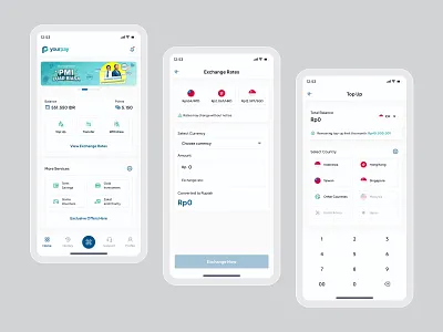 Yourpay Mobile App – Redesign Exploration cleanui digitalproductdesign fintech minimalistdesign mobileapp productdesign redesign uidesign uxdesign