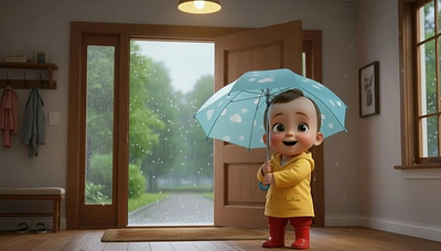 AI Illustration & Animation: Playful Scene for a Children's Cart aianimation aiart animation cartoon characterdesign childrensillustration illustration