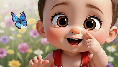 AI Illustration & Animation: Playful Scene for a Children's Cart aianimation aiart animation cartoon characterdesign childrensillustration illustration motiondesign