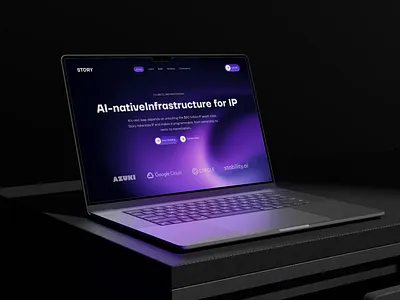 Website for Web3 AI Agent Portal ai ai agent ai powered website analytics crypto fintech landing page saas ui web design web development web3 webflow website