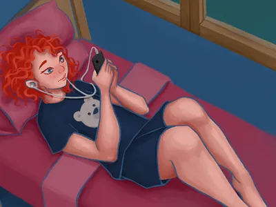 Addie Book Series addiction addie art book character children digital drawing illustrated illustration painting