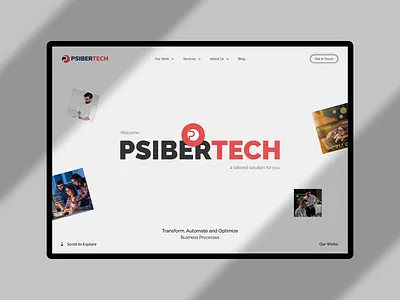 IT Firm - UI Design app branding company creative design graphic design illustration typography ui ux website