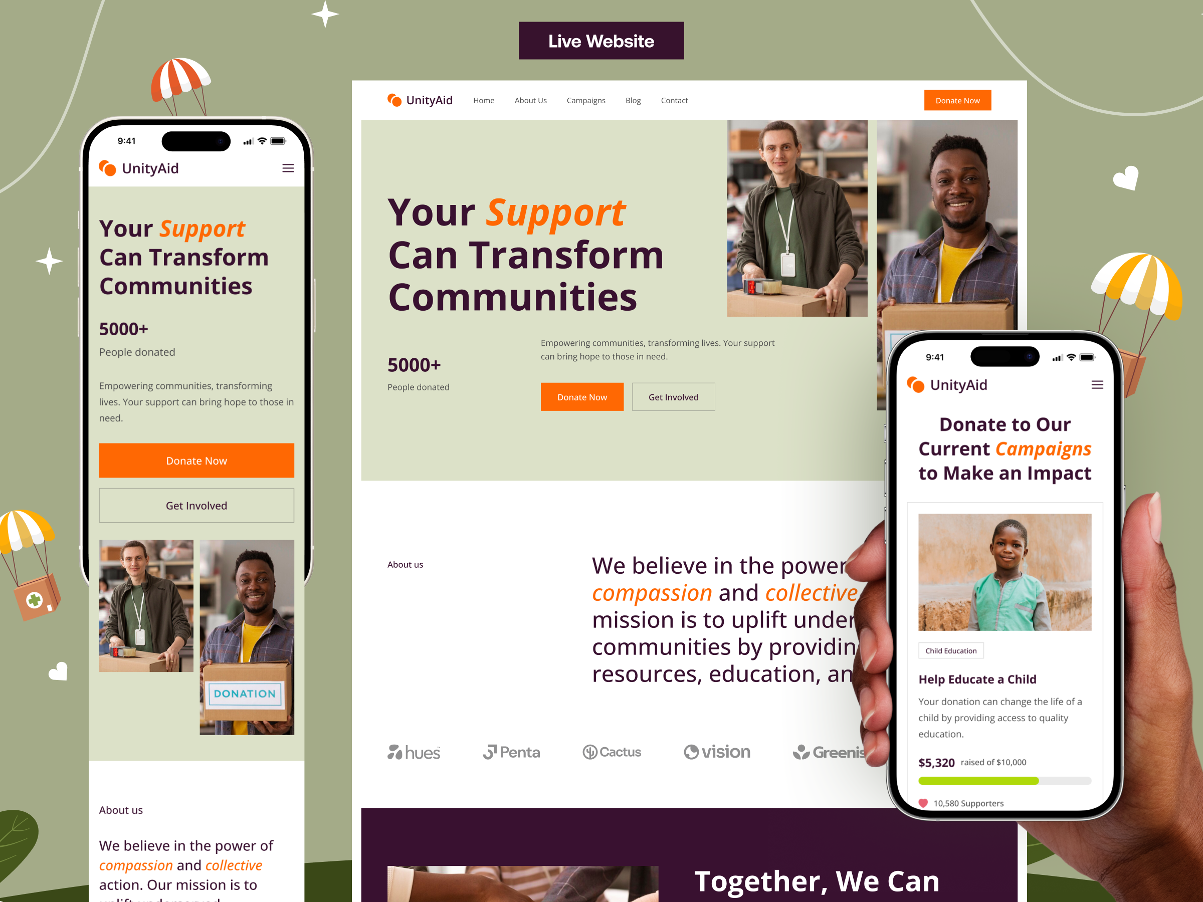 Example of Charity| Non Profit Organisation Website