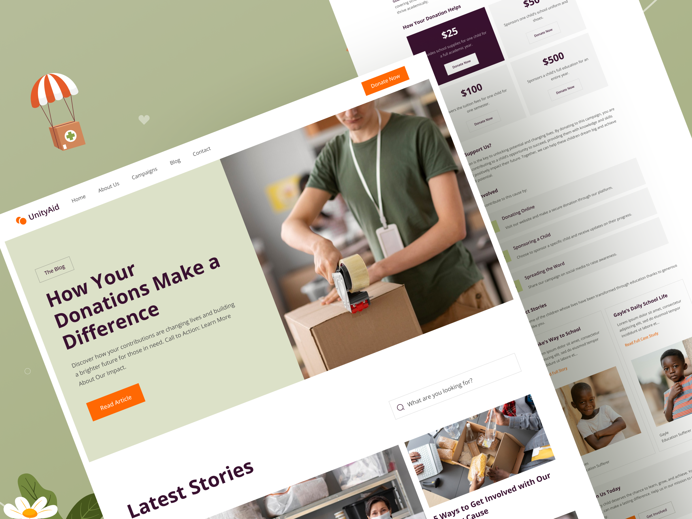 Example of Charity| Non Profit Organisation Website