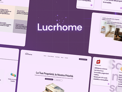 Lucrhome - Awwwards nominee made on Wix Studio awwwards madeinitaly nocodedevelopment realestate uxuidesign wixstudio
