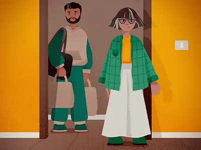 Standing Tall 2d animation ad after effects animation awareness character animation digital homelessness illustration media motion graphics social standing tall