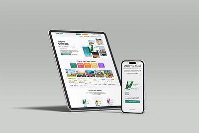 TravelStripe - Gift card graphic design ui user experience ux visual design web design