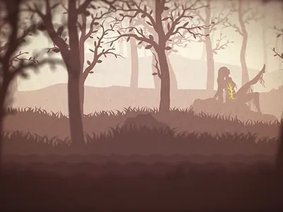 Fernik Book Trailer 2.5d 2d animation after effects animation book character animation digital effect fantasy fernik illustration motion graphics papercut parallax silhouette trailer