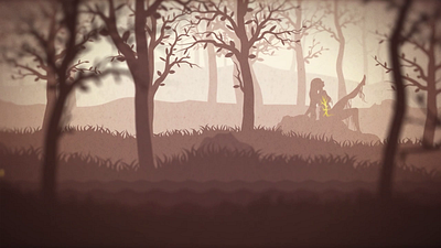 Fernik Book Trailer 2.5d 2d animation after effects animation book character animation digital effect fantasy fernik illustration motion graphics papercut parallax silhouette trailer