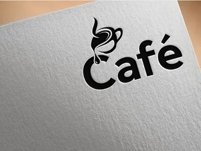 Minimalist Café Logo Design branding business logo cafe clean logo coffee logo custom logo graphic design illustration logo designer logo type minimalistic logo vector