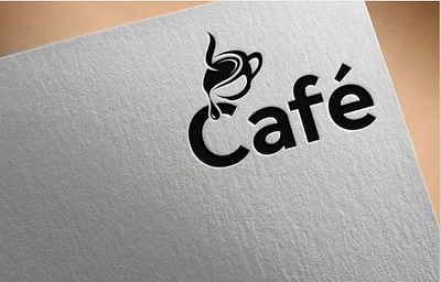 Minimalist Café Logo Design branding business logo cafe clean logo coffee logo custom logo graphic design illustration logo designer logo type minimalistic logo vector