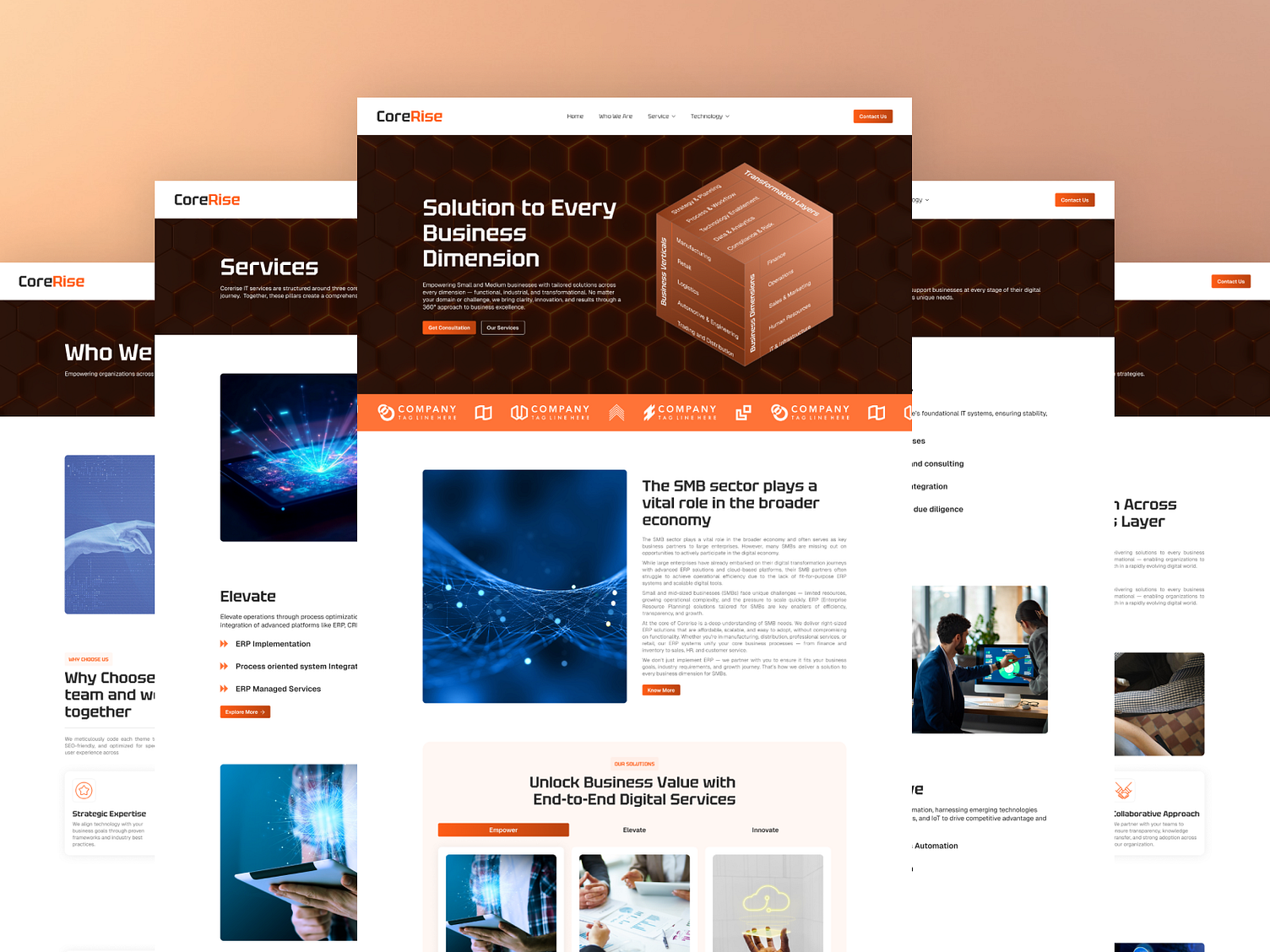 Custom Business Site