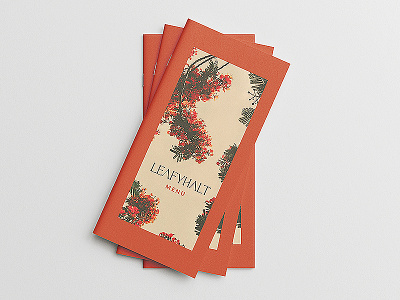 Leafyhalt - Menu Design adobe illustrator brand design branding brochure design color food graphic design illustrator photoshop print restaurant
