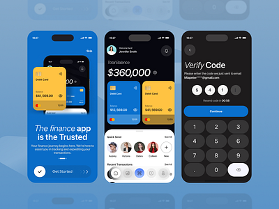 Finance mobile application ui design application banking blockchain clean ui crypto app cryptocurrency design digital wallet exchange finance finance ui fintech mobile app mobile ui modern ui payments ui ui designer ux wallet ui