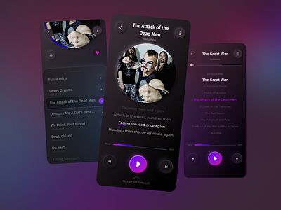 Music Player App ui