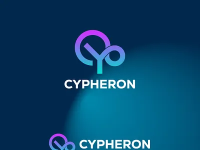 CYPHERON modern minimalist logo design! branding creative logo design fiverr graphic design illustration logo logo design logo maker minimalist logo modern logo