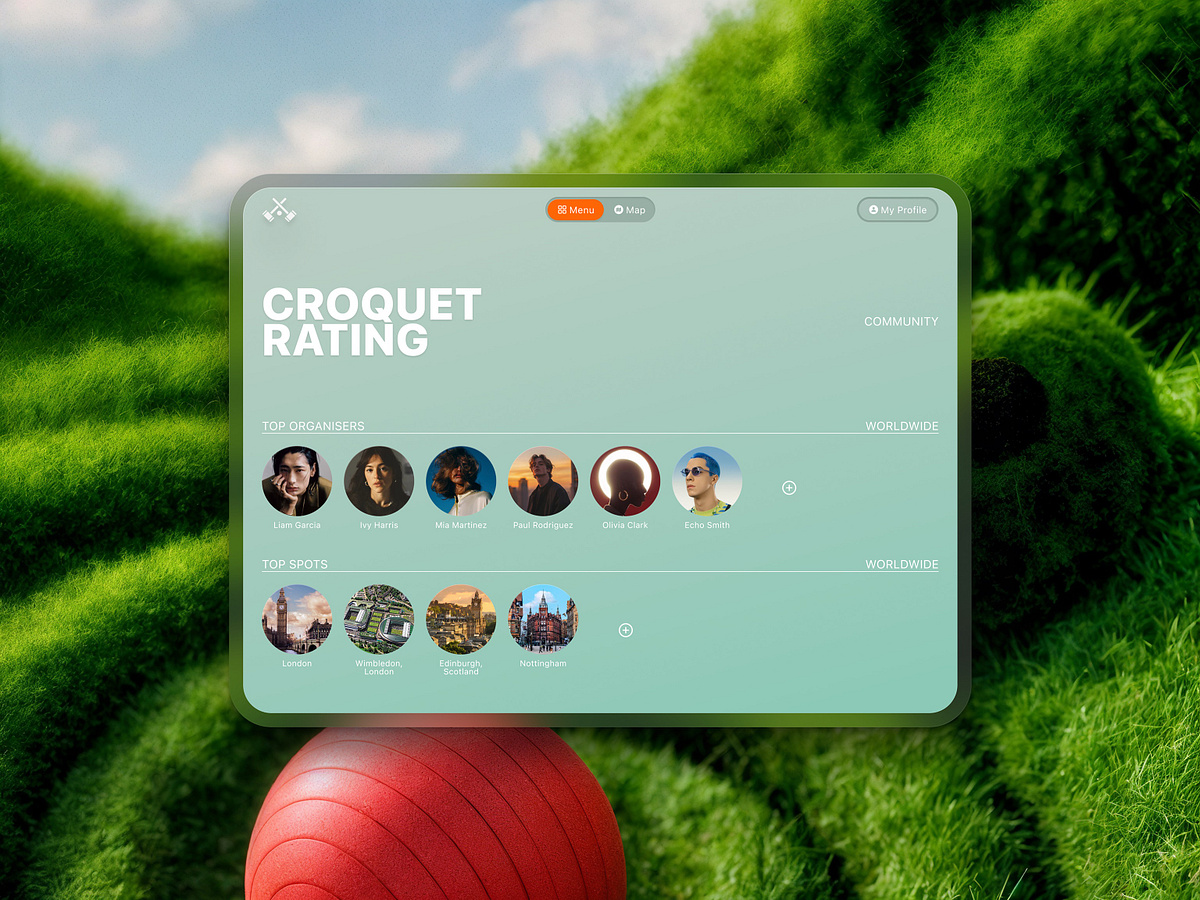 Croquet App Concept Image 3
