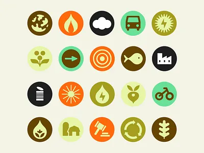 Eco Friendly Icon Illustration Pack clean energy climate design eco artwork eco branding eco graphics eco illustration eco lifestyle environmental design environmental symbols green concept green living minimal icons modern ecology nature design nature icons organic graphics recycling illustration renewable energy simple symbols sustainable design