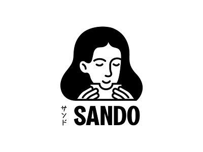 Woman Eating Illustration brand symbol character design creative logo flat design food branding food illustration illustration japanese typography line art minimal artwork minimal drawing restaurant identity sandwich icon simple logo unique illustration vector artwork woman portrait