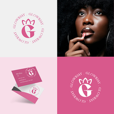 Glowriay – Luxury Skincare & Beauty beauty care brand brand identity design brand logo branding cosmetics cosmetics brand design glow glow with beauty glowing graphic design logo logos skin care brand skin care brand logo skincare skincare brand