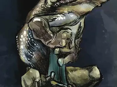 Long legged larry procreate