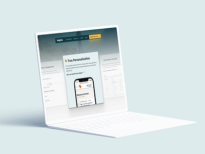 Desktop UI | Landing Page - Carousel