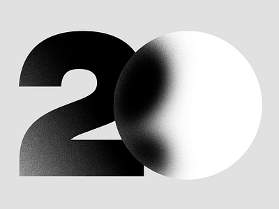 Monochrome Abstract Number Poster abstract poster abstract typography artistic layout bold graphics bold numbers contemporary print creative concept experimental design geometric abstraction gradient sphere graphic artwork graphic minimalism minimal artwork modern composition modern poster poster design typographic art visual contrast visual identity
