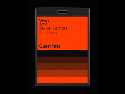 Modern Event Guest Pass Design clean composition design pass event branding event identity functional graphic graphic minimalism graphic pass guest pass identity system minimal card modern layout modernist style pass design printed material ticket design typographic grid typography visual identity