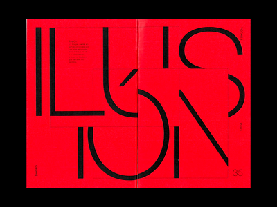 Typographic Illusion Poster abstract design abstract typography bold graphic bold lettering experimental type geometric letters graphic poster illusion art modern minimalism optical typography poster composition striking layout text abstraction text illusion type distortion typographic illusion visual impact visual trick