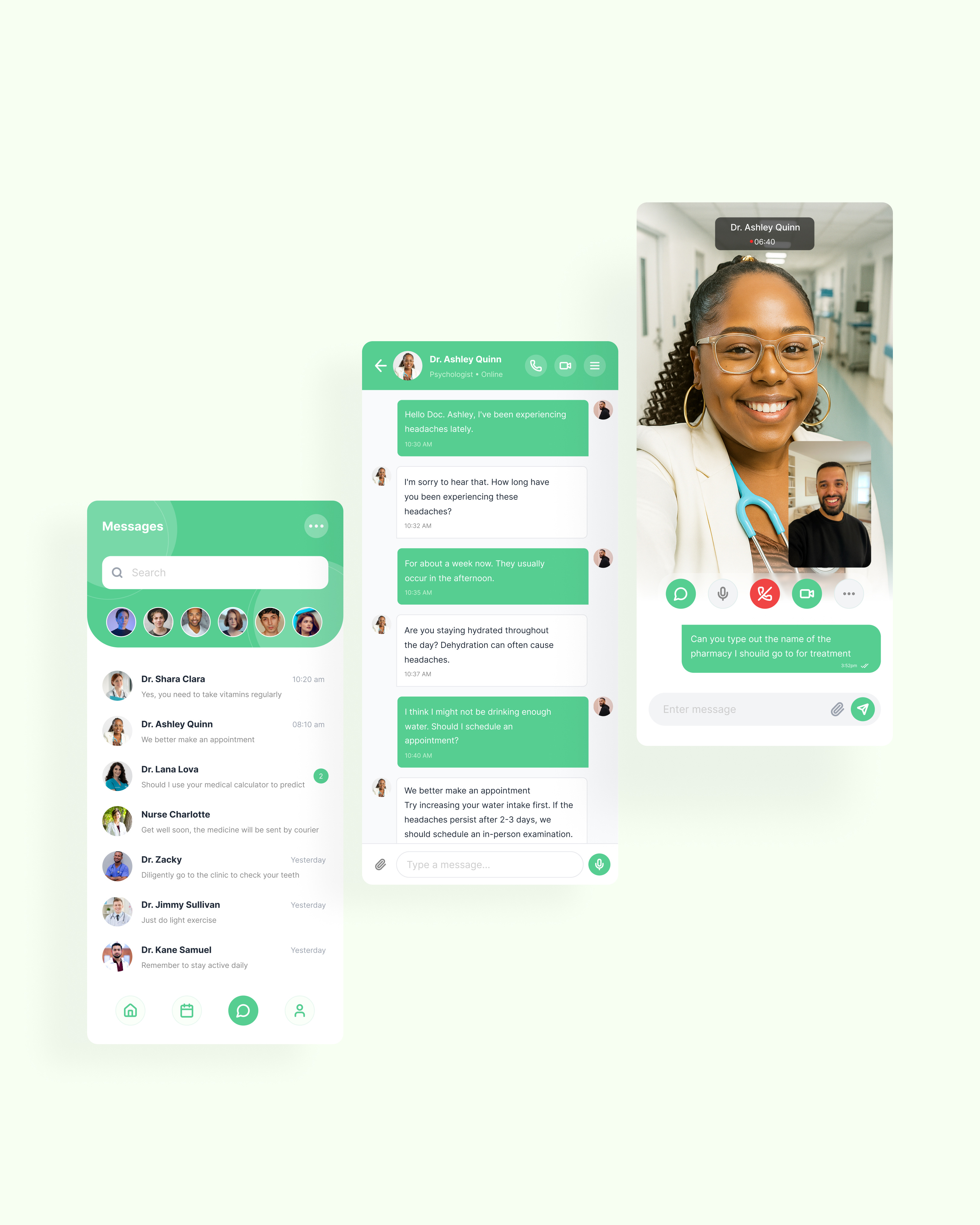Pharmacetecol Healthcare App ui