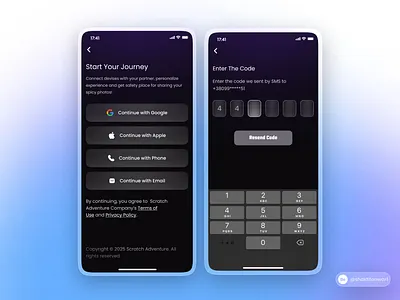 Log In Screen cool dark ui glass glassmorphism log login modern purple sign signup ui ux