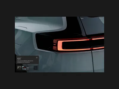 Nordvind - Tech Minimalistic Design Studio UI blurred ui helvetica neue large image hero minimalistic scandinavian tech minimalism web design