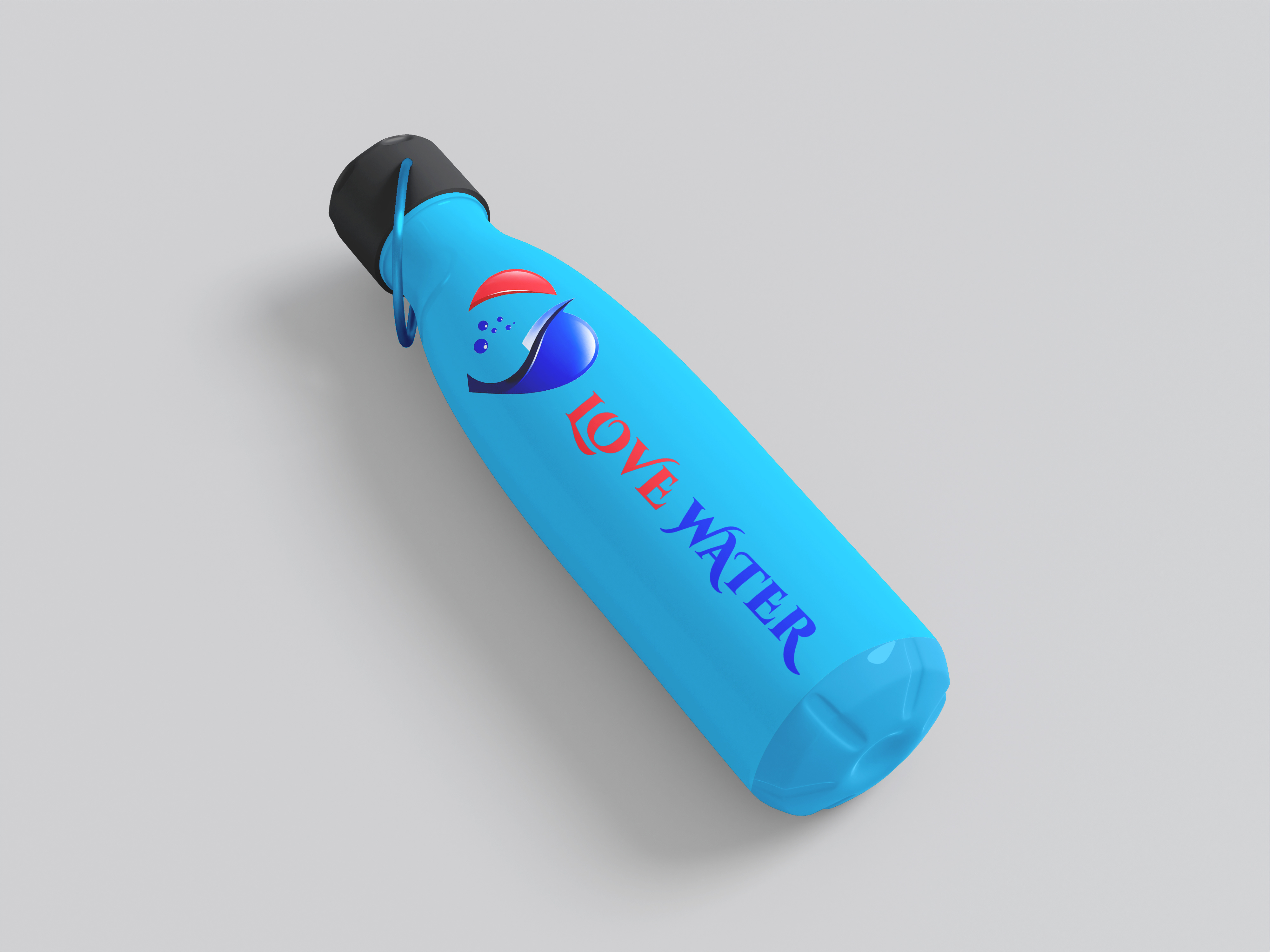 Love water Logo adobe illustrator adobe photoshop branding design graphic design illustration logo