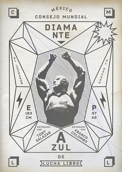 Diamante Azul branding concept design graphic illustration logo poster sport typography ui