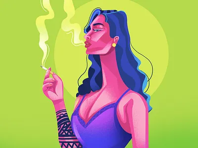 Women smoking 2026y girl smoking google trending illustration illustration new unique style smoking smoking women trending character design trending illustration trending style women smoking