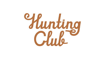 Hunting Club branding club design esports graphic design hunt hunter hunting illustration lettering logotype mascot logo red vector