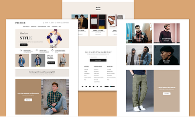 Premier design fashion ui