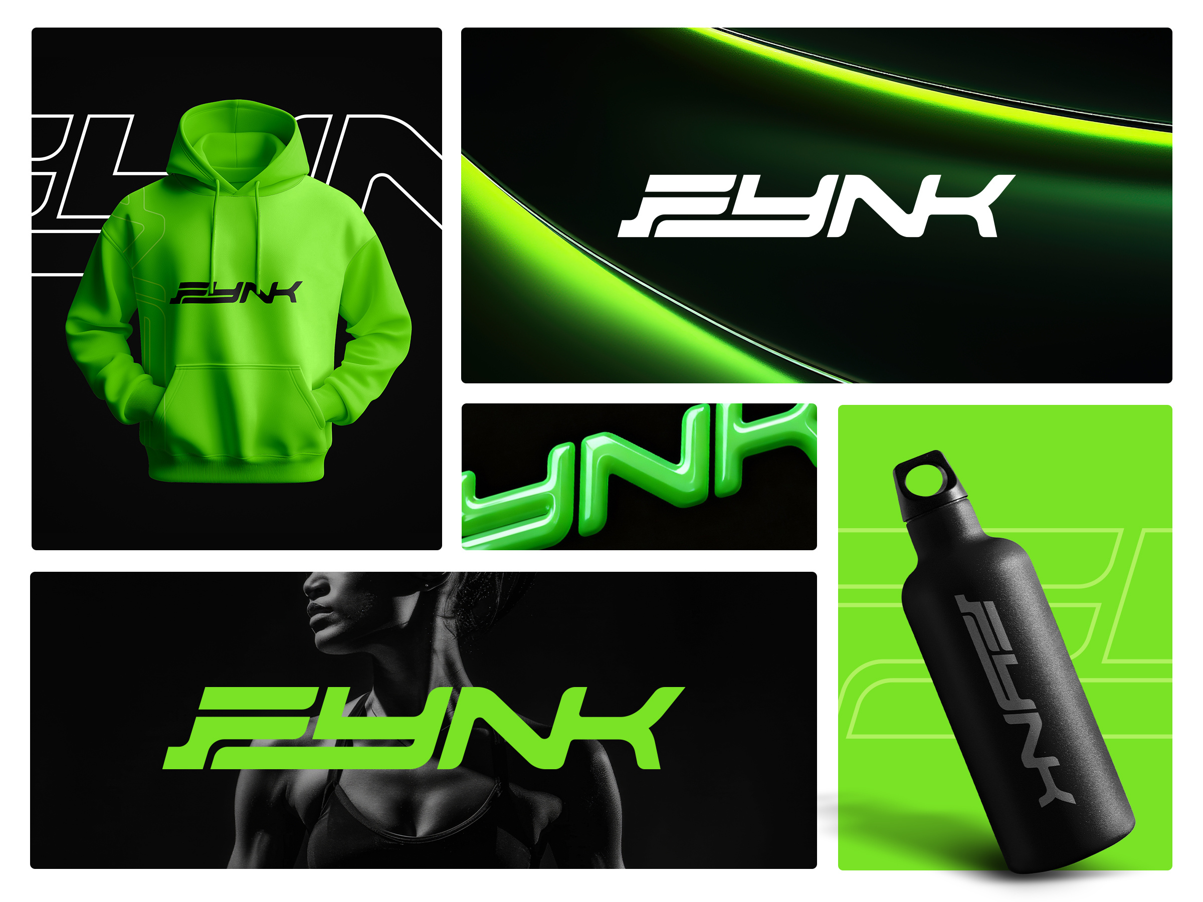 Fitness Brand Style brand guide brand style branding fitness brand fitness logo green logo gym logo minimal logo minimalist logo minimalistic logo sports brand sports logo