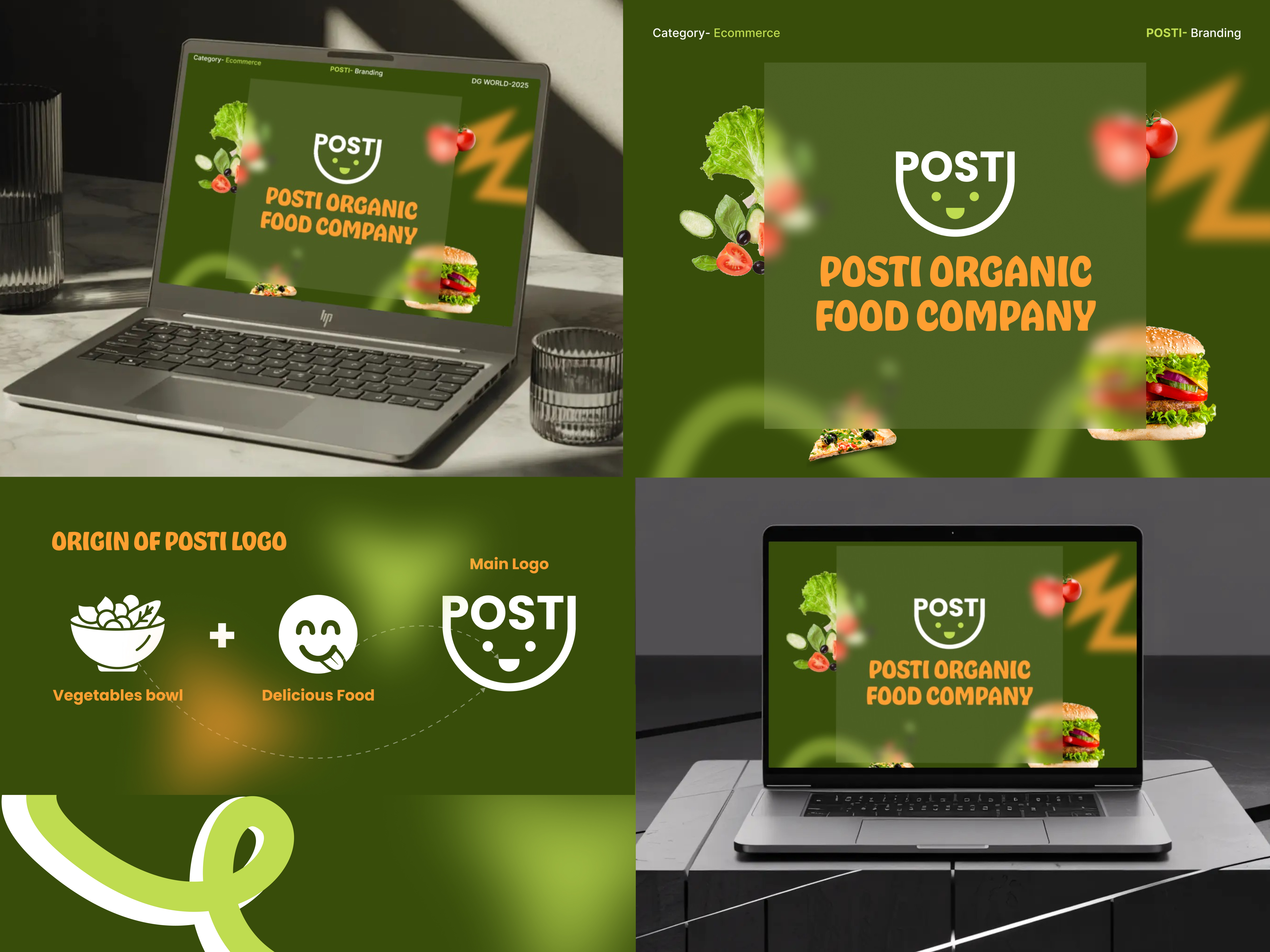 Posti- Logo / Branding / Packaging Design brand identity branding clean design creative logo fast food branding food branding graphic design logo logo designer monogram logo organic food branding packaging typography ui visual identity