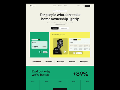Startup - Landing Page Design agency crm landing page landing page design mortgage dashboard mortgage website product design sales crm sales website startup startup landing page startup website starup ui ui ux user experience ux web design website design