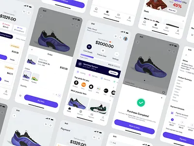 E-Commerce App: Checkout & Payment Flow app design b2b business checkout commercial ecommerce fintech mobile app online shop order summary payment product design product detail purchase shop shopify shopping success state ui uiux