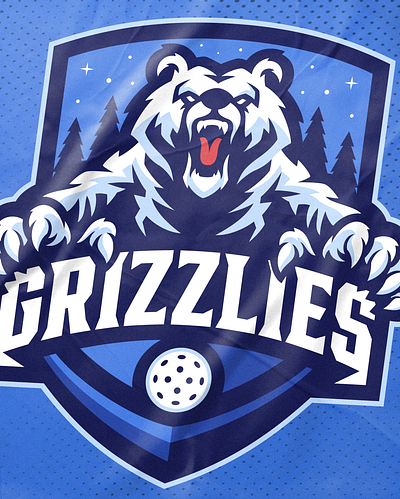 White Grizzly Bear mascot Logo bear bear logo branding design esport esportlogo gamer gaming grizzly grizzly logo illustration logo mascot sport sport logo sports logo white bear white grizzly