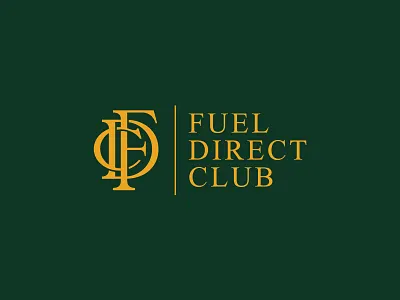 Fuel Direct Club logo concept branding design graphic design lettermark logo logoprocess monogram typographyexperts typographymasters vector