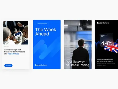 Raze Socials animation branding crypto design finance graphic design identity logo pattern trade ui